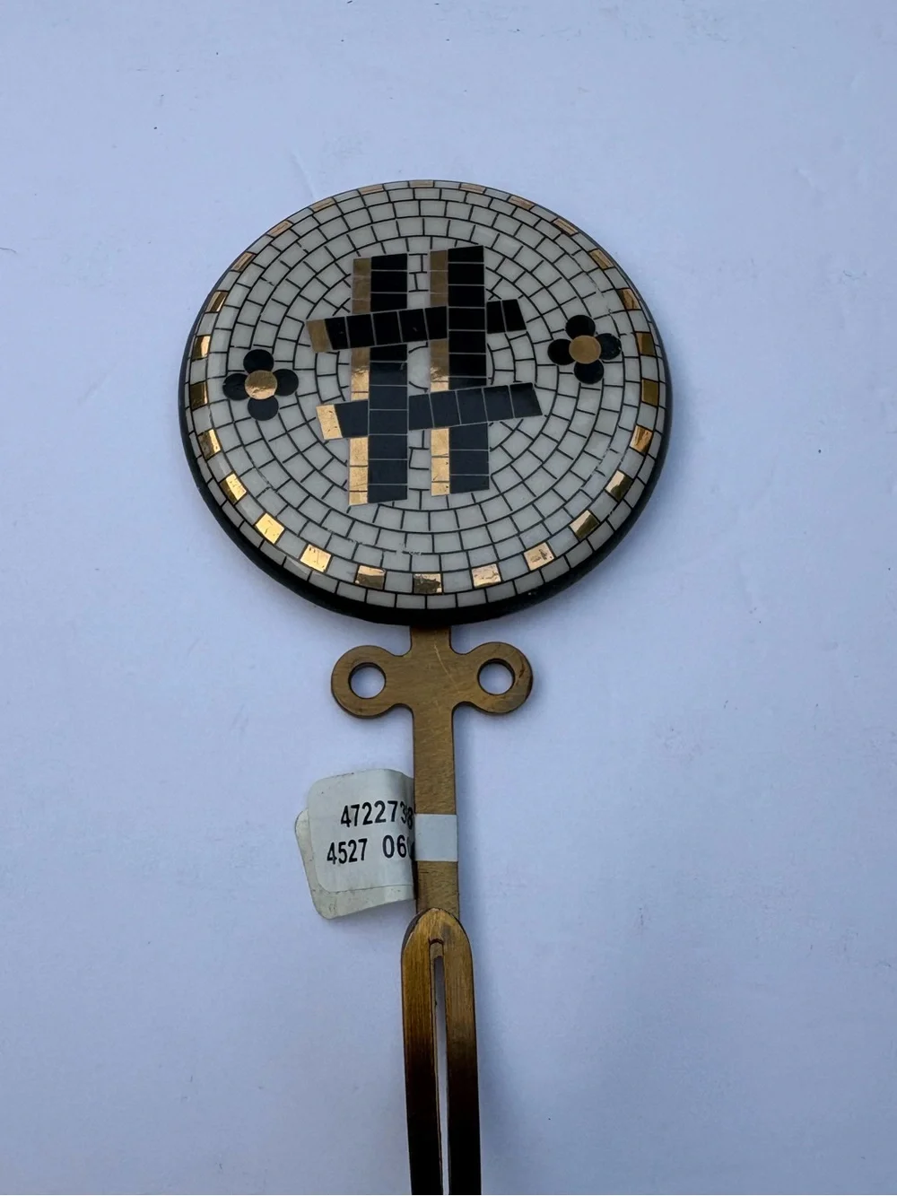 NWOT Bistro Tile Monogram Hook